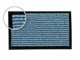 Türmatte-Innenbereich rutschfest, Höhe 10 mm, Typ Karat, 600 x 400 mm Nutzschicht Polyamid, farbe blau