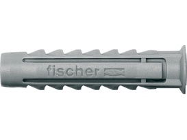 Fischer Spreizdübel SX 4x20, Nylon, Bohrer-Ø4mm, Schrauben-Ø2-3mm, Bohrloch-T 25mm, mit Rand, 4-fach-Spreizung, VE 200
