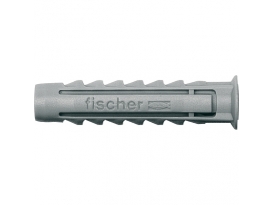 Fischer Spreizdübel SX 8x40, Nylon, Bohrer-Ø8mm, Schrauben-Ø4,5-6mm, Bohrloch-T 50mm, mit Rand, 4-fach-Spreizung, VE 100