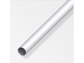 Alfer Rundrohr  8 x 1,0 mm silber a 2 mtr.