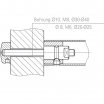 Befestigung TG 202-M10, ER einseitig, 30 mm, TS = 57-95