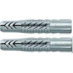 Fischer Universaldübel UX6x35, Nylon, Bohrer-Ø6mm, Schrauben-Ø4-5mm, Bohrloch-T 45mm, ohne Rand, Spreizung oder Verknotung, VE 100