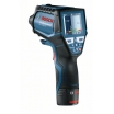 Bosch Thermodetektor GIS 1000 C, Temperatur und Feuchtigkeit präzise messen & dokumentieren, Inte- grierte Kamera, Alkalinebatterien, Batterieadapter