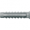 Fischer Spreizdübel SX 6x30, Nylon, Bohrer-Ø6mm, Schrauben-Ø4-5mm, Bohrloch-T 40mm, mit Rand, 4-fach-Spreizung, VE 100