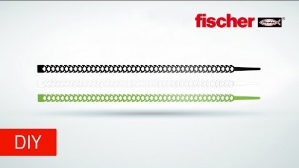 Embedded thumbnail for Fischer Kabelbinder Kable-Fix R - lösbar, teilbar, wiederverwendbar